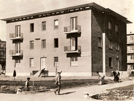 A Május 1. úti lakóházak 1960-as évek eleje