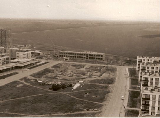 A Művelődési Ház építésének kezdete 1965