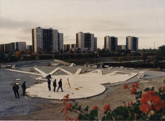 A Városháztér átalakítása 1992