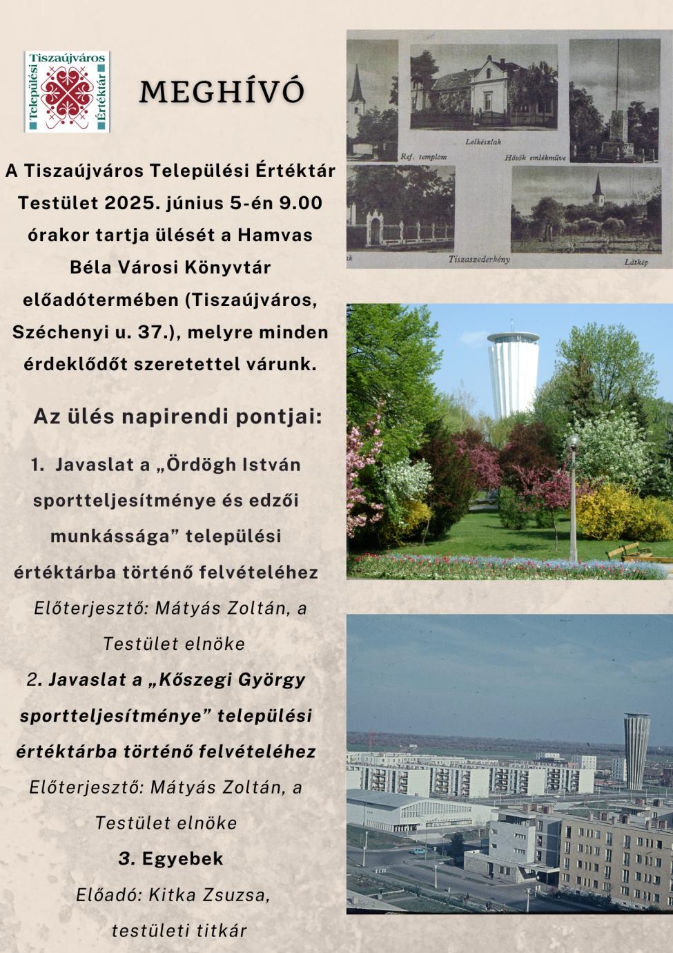 Meghívó az Értéktár Testület 2025. június 5-ei ülésére jpg képformátumban